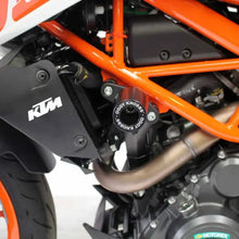 OGGY KNOBBS KTM 390 DUKE 2017-2023 BLACK FRAME SLIDERS