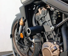OGGY KNOBBS HONDA CB650R E-CLUTCH BLACK FRAME SLIDERS
