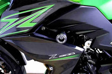 OGGY KNOBBS KAWASAKI Z300 2013-2018 BLACK FRAME SLIDER KIT