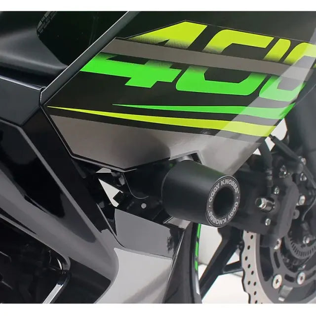 OGGY KNOBBS KAWASAKI NINJA 400 BLACK FRAME SLIDER KIT