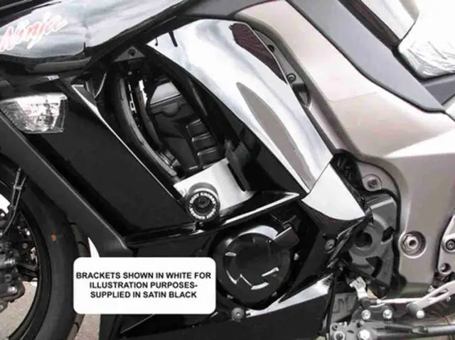 OGGY KNOBBS KAWASAKI Z1000SX/NINJA 1000 2011-2016 BLACK FRAME SLIDER KIT