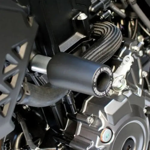 OGGY KNOBBS SUZUKI GSX-8S BLACK FRAME SLIDERS