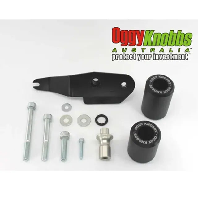 OGGY KNOBBS YAMAHA R6 2006-2007 BLACK FRAME SLIDER KIT