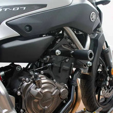 OGGY KNOBBS YAMAHA MT-07 2014-2025 BLACK FRAME SLIDER KIT (STEEL BRACKETS)