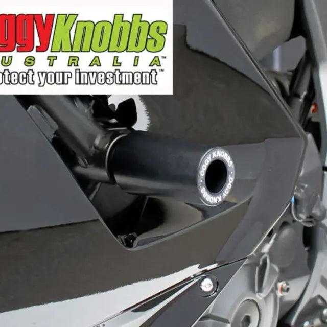 OGGY KNOBBS YAMAHA YZF-R7 BLACK KNOBB FRAME SLIDER KIT