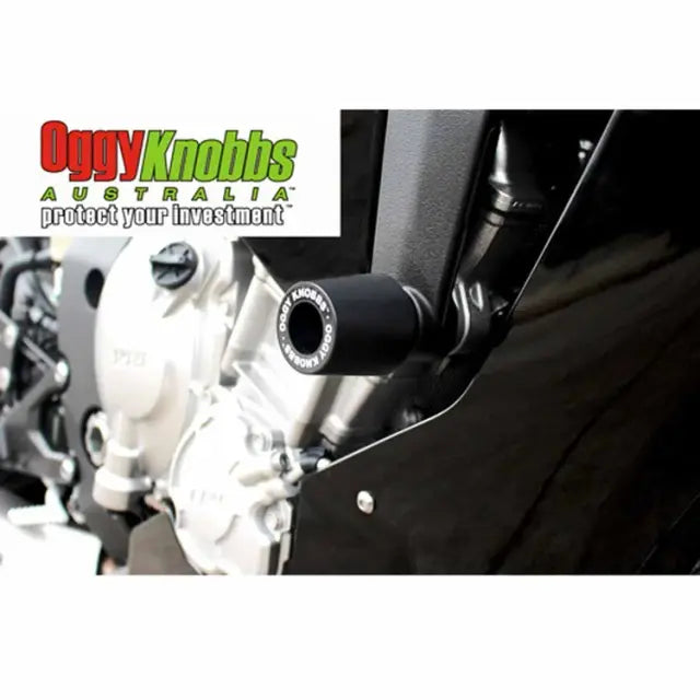 OGGY KNOBBS YAMAHA R1 2015-2024 BLACK FRAME SLIDER KIT