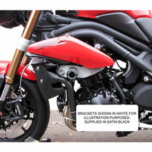 OGGY KNOBBS TRIUMPH SPEED TRIPLE 2011-2015 BLACK FRAME SLIDER KIT