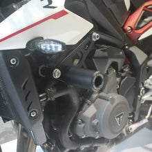 OGGY KNOBBS TRIUMPH STREET TRIPLE 765 2017-2024 BLACK FRAME SLIDER KIT