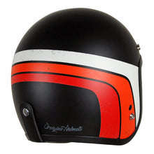 ORIGINE PRIMO CLASSIC MOTORCYCLE HELMET - MATTE BLACK/STRIPES