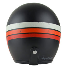 ORIGINE PRIMO CLASSIC MOTORCYCLE HELMET - MATTE BLACK/STRIPES