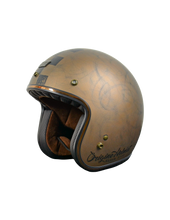 ORIGINE PRIMO SCACCO MOTORCYCLE HELMET - MATTE BROWN