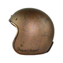 ORIGINE PRIMO SCACCO MOTORCYCLE HELMET - MATTE BROWN