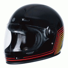 ORIGINE VEGA MOTORCYCLE HELMET - SUNRISE RED / BLACK (ECE 2206 HOMOLOGATION)