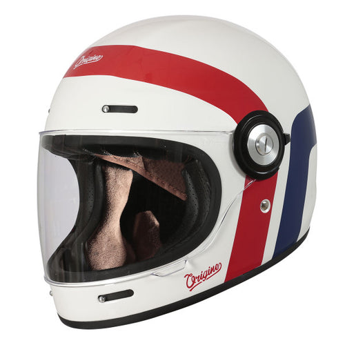 ORIGINE VEGA GREAT MOTORCYCLE HELMET 22.06 GLOSS RED BLUE WHITE