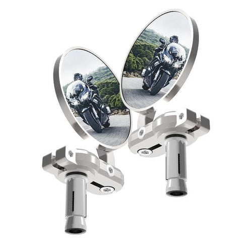 OXFORD BAREND MIRRORS - SILVER SET