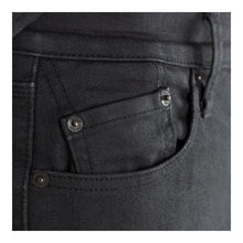 OXFORD ORIGINAL APPROVED AA SINGLE LAYER MOTORCYCLE JEANS - BLACK SLIM