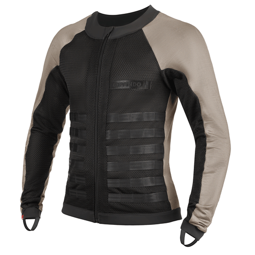 PANDO MOTO COMMANDO UH GREY MESH RIDING SHIRT