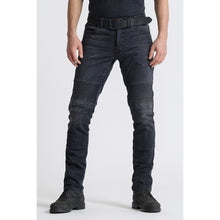 PANDO MOTO KARL DEVIL 9 MENS JEANS BLACK