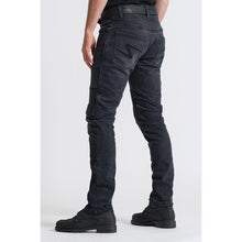 PANDO MOTO KARL DEVIL 9 MENS JEANS BLACK