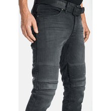 PANDO MOTO KARL DEVIL 9 MENS JEANS BLACK