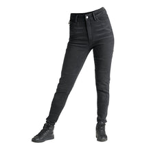 PANDO MOTO KUSARI COR 01 LADIES JEANS BLACK (Last One)