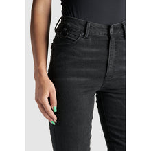 PANDO MOTO KUSARI COR 01 LADIES JEANS BLACK (Last One)