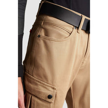 PANDO MOTO MILA CARGO WOMEN'S JEANS - BEIGE