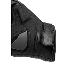PANDO MOTO ONYX PERFORATED SUMMER LEATHER GLOVES BLACK
