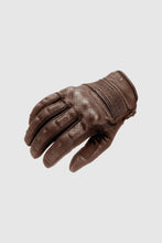 PANDO MOTO ONYX BROWN 02 LEATHER MOTRCYCLE GLOVES
