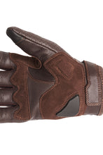 PANDO MOTO ONYX BROWN 02 LEATHER MOTRCYCLE GLOVES