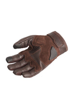 PANDO MOTO ONYX BROWN 02 LEATHER MOTRCYCLE GLOVES