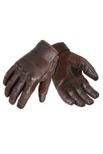 PANDO MOTO ONYX BROWN 02 LEATHER MOTRCYCLE GLOVES