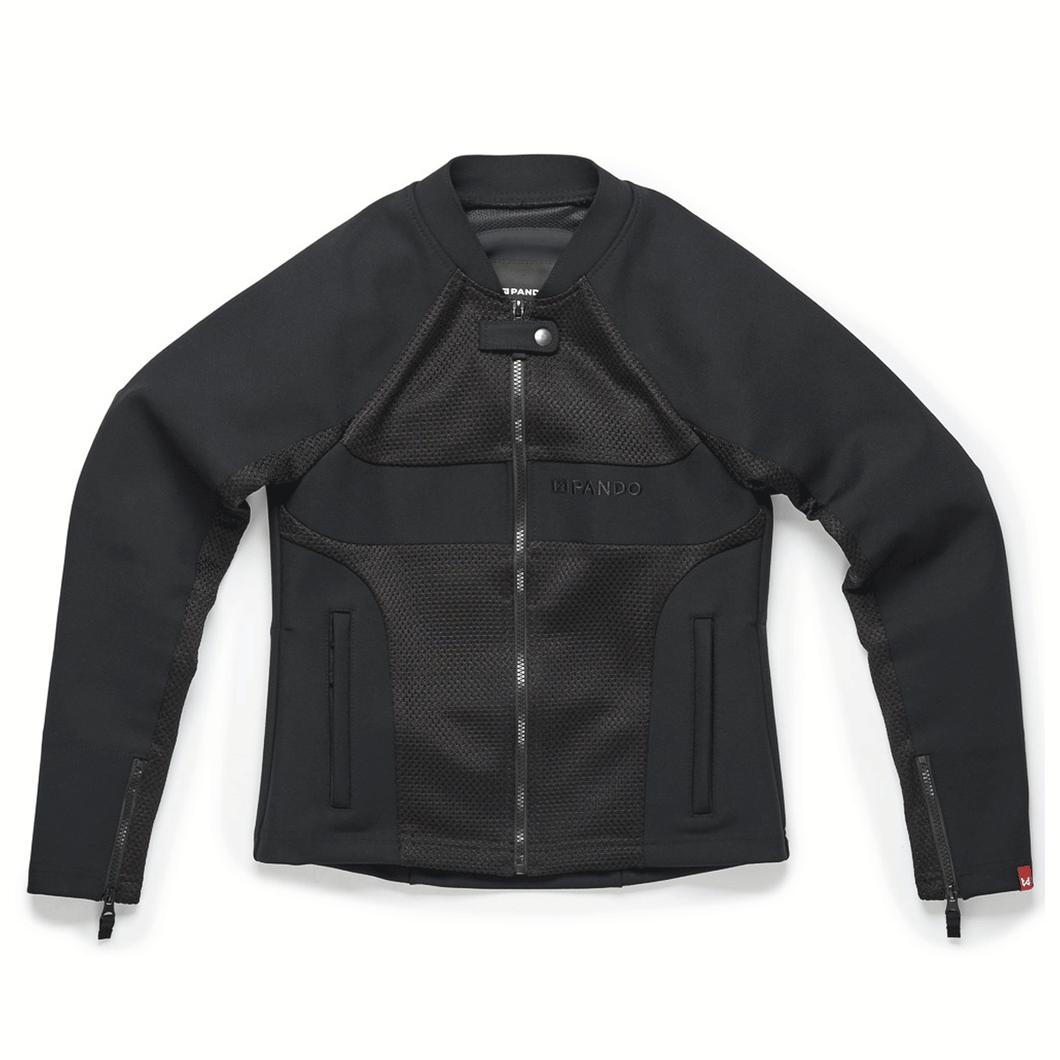 PANDO MOTO STEALTH WOMENS BLACK AAA JACKET