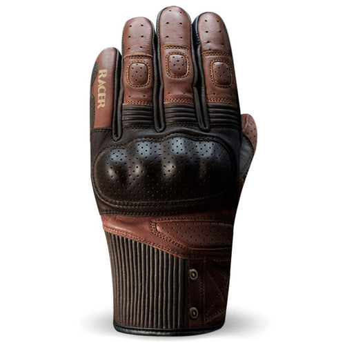 RACER FRANCE DANTE SUMMER MOTORCYCLE GLOVE BROWN