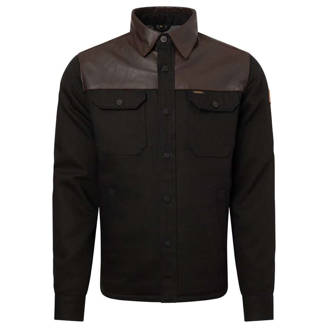 ROKKER BOZEMAN RIDING SHIRT - BLACK