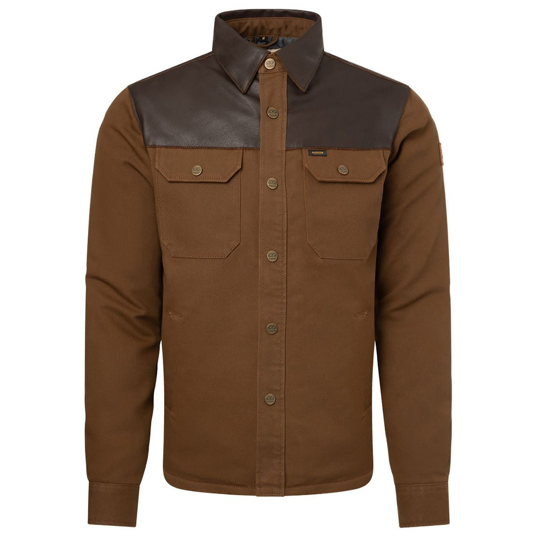 ROKKER BOZEMAN RIDING SHIRT - BROWN