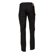 ROKKER ROKKERTECH TAPERED SLIM BLACK/BLACK MOTORCYCLE RIDING JEANS
