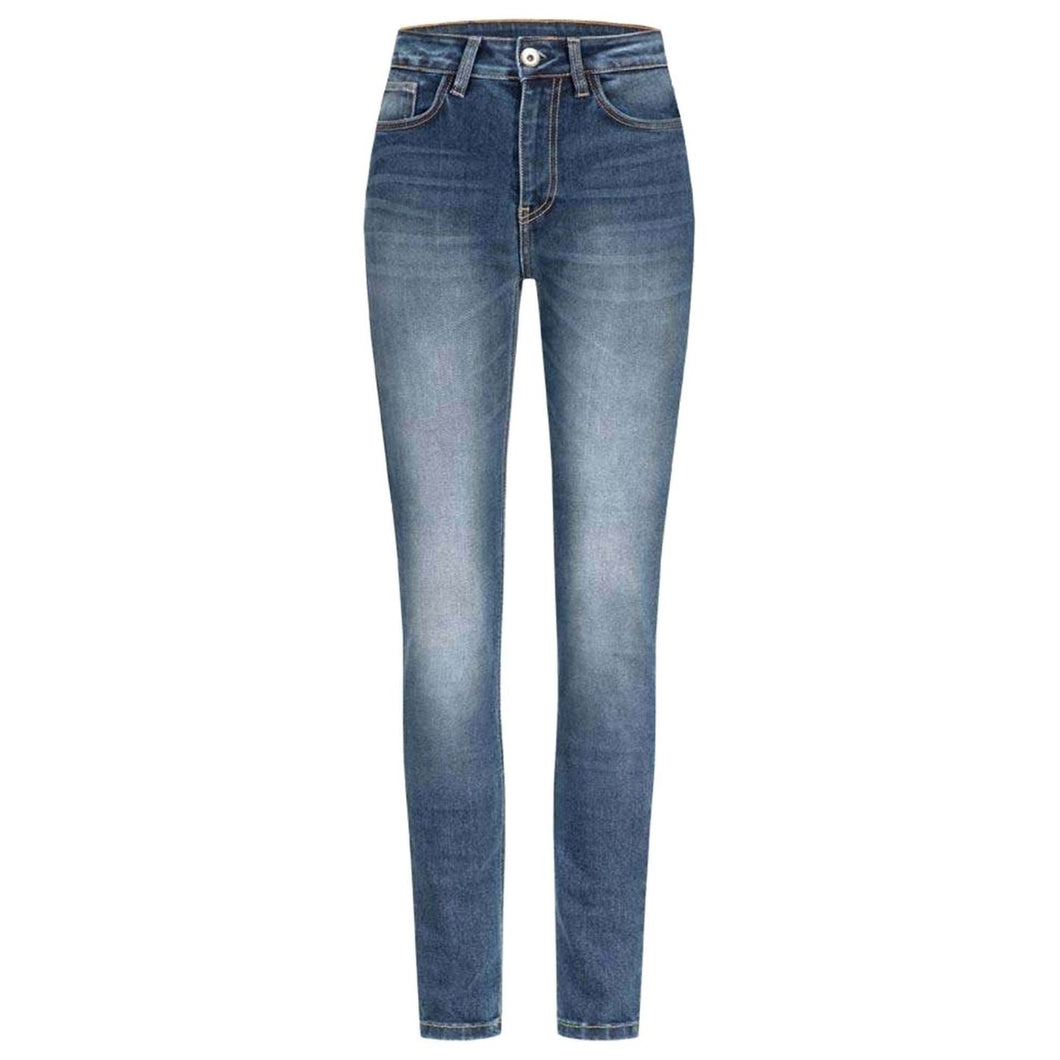 ROKKER ROKKERTECH WOMENS HIGH WAIST JEANS AA - BLUE
