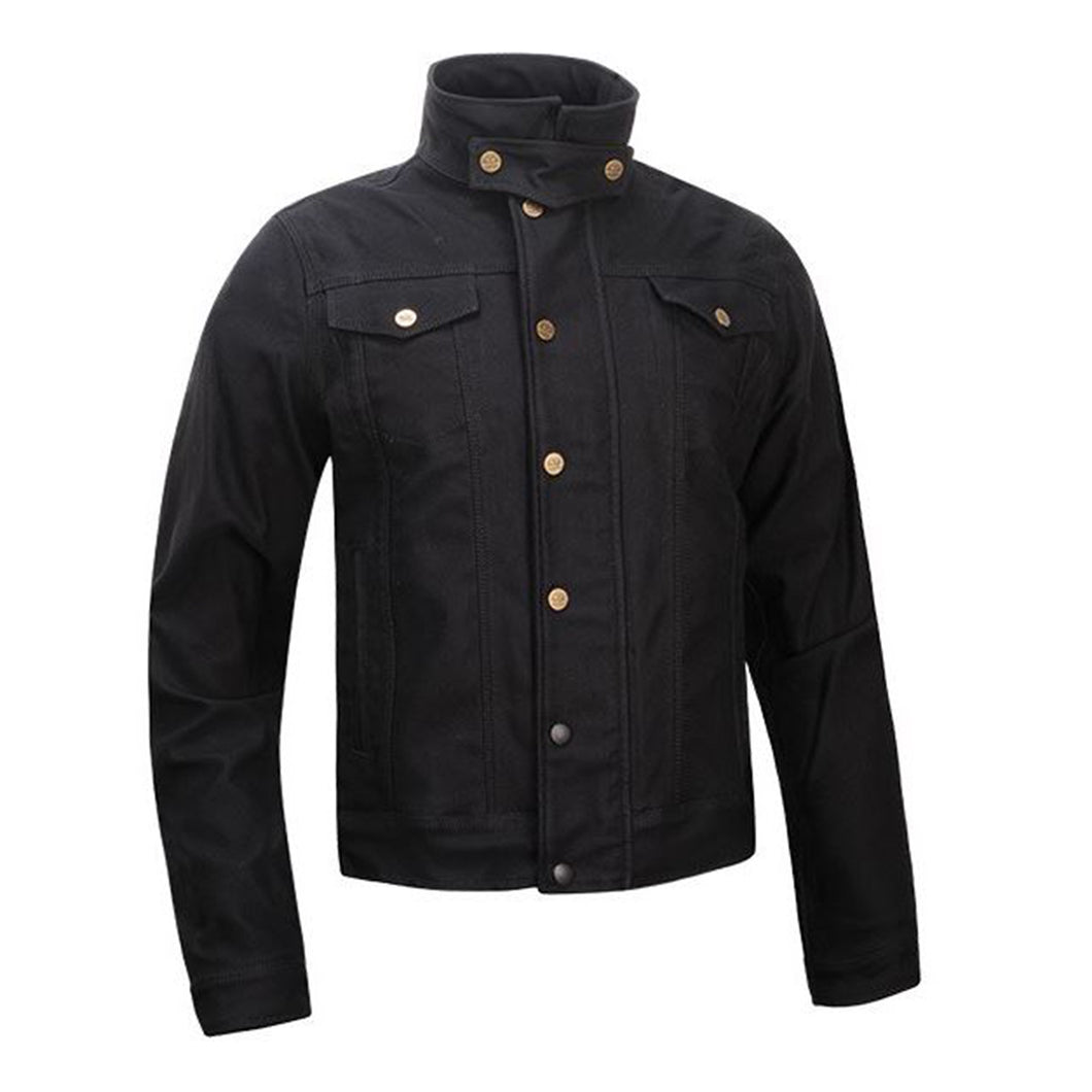 ROKKER BLACK MOTORCYCLE AAA JACKET