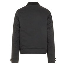 ROKKER CANVAS MOTORCYCLE JACKET BLACK