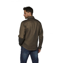 ROKKER BOSTON MOTORCYCLE RIDER SHIRT - BROWN