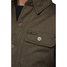 ROKKER BOSTON MOTORCYCLE RIDER SHIRT - BROWN