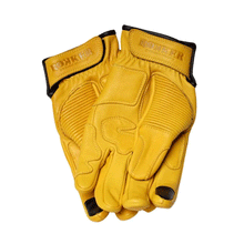 ROKKER TUCSON MOTORCYCLE GLOVE NATURAL YELLOW