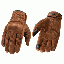 ROKKER TUCSON MOTORCYCLE GLOVE ROUGH BROWN