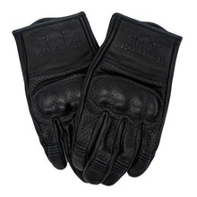ROKKER TUCSON PERFORATED MOTORCYCLE GLOVE BLACK