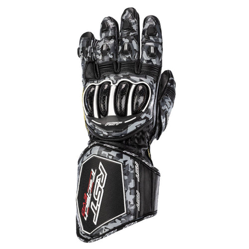 RST TRACTECH EVO-4 CE RACE GLOVES - BLACK CAMO