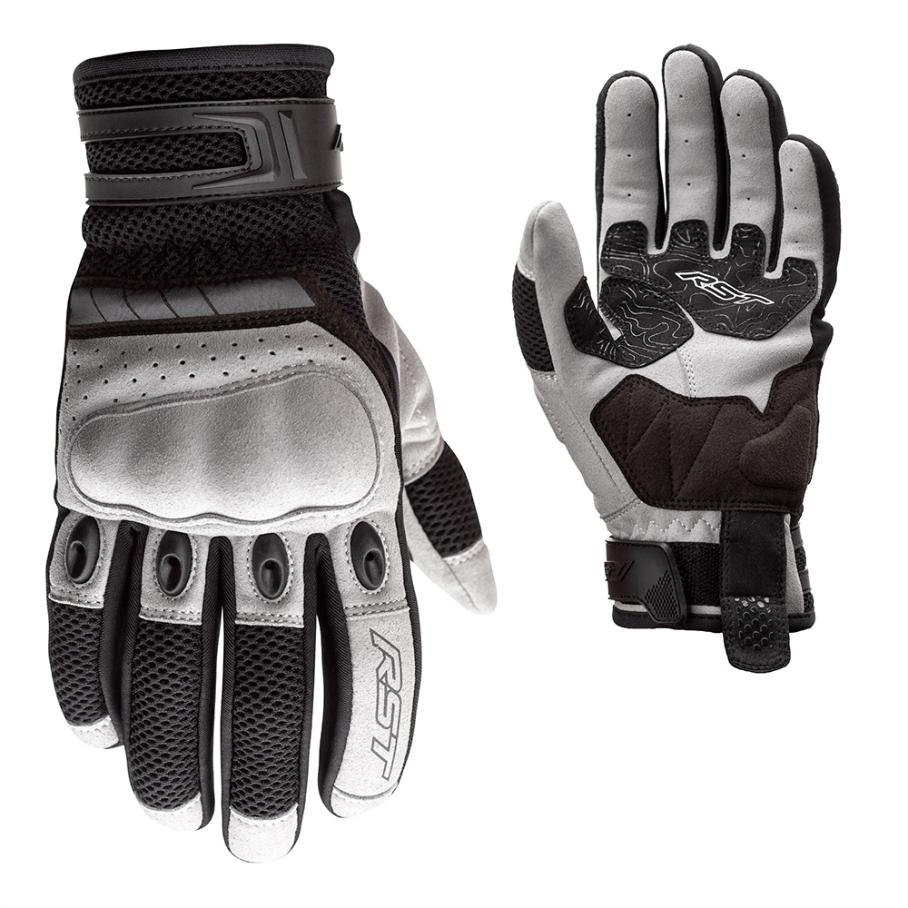 RST VENTILATOR-X CE VENTED MOTORCYCLE GLOVES - BLACK/SILVER