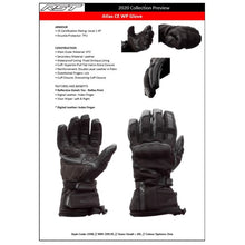 RST ATLAS CE WATERPROOF MOTORCYCLE GLOVES - BLACK