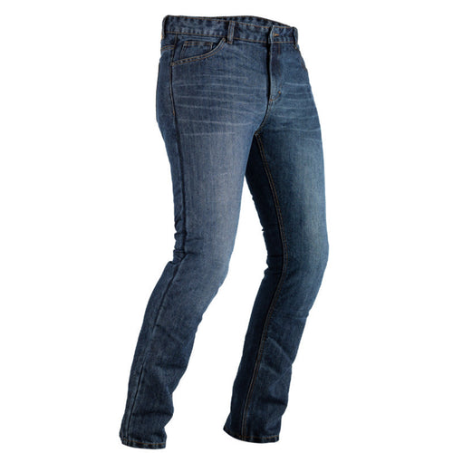 RST SINGLE LAYER SHORT LEG CE KEVLAR JEANS - BLUE
