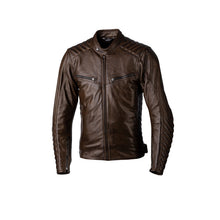 RST ROADSTER 3 CE LEATHER JACKET - BROWN